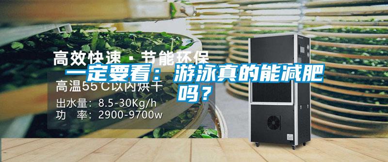 一定要看：游泳真的能減肥嗎？