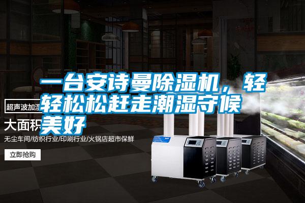 一臺安詩曼除濕機，輕輕松松趕走潮濕守候美好