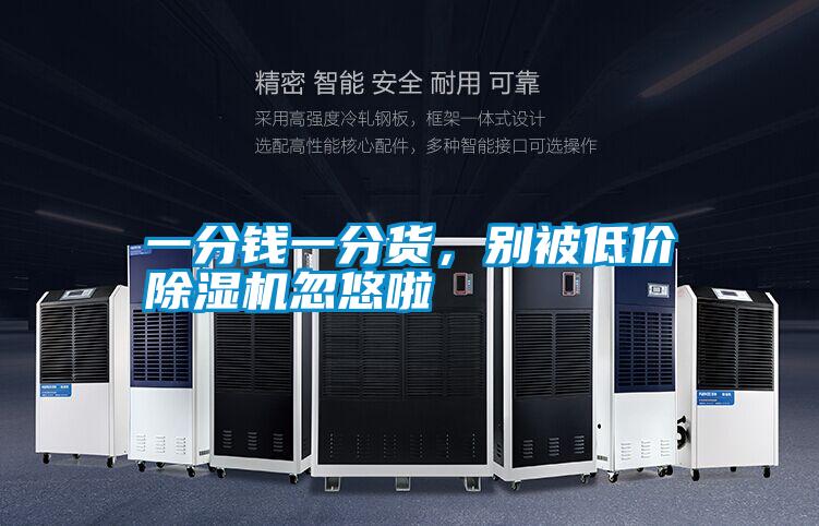 一分錢一分貨，別被低價除濕機忽悠啦