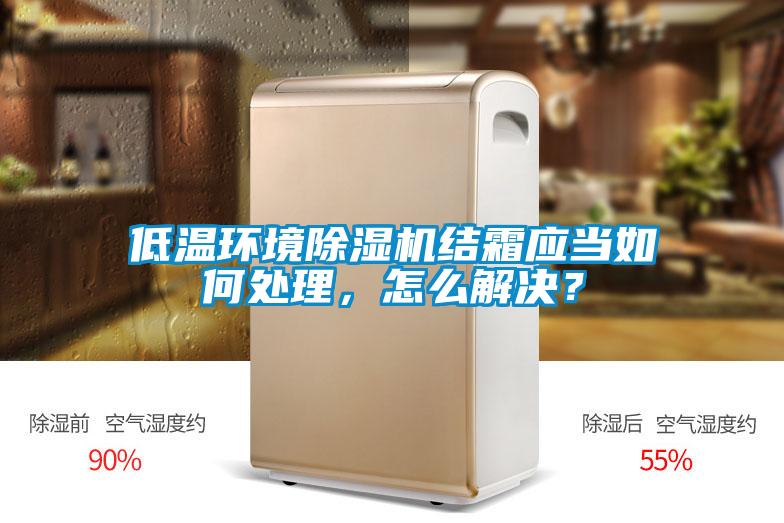 低溫環(huán)境除濕機結(jié)霜應當如何處理，怎么解決？