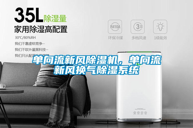 單向流新風除濕機，單向流新風換氣除濕系統