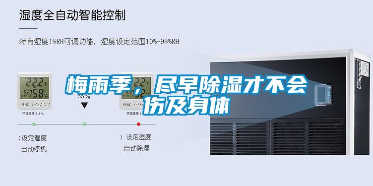 梅雨季，盡早除濕才不會傷及身體