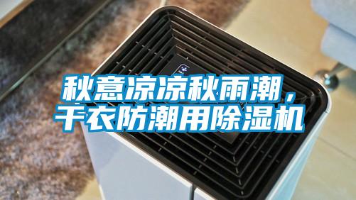 秋意涼涼秋雨潮，干衣防潮用除濕機(jī)
