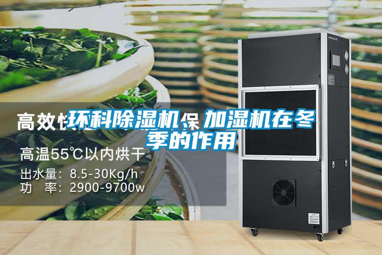 環科除濕機、加濕機在冬季的作用