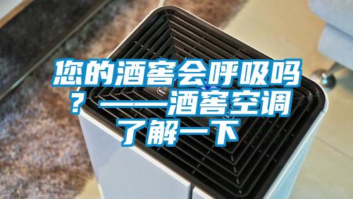 您的酒窖會呼吸嗎？——酒窖空調了解一下