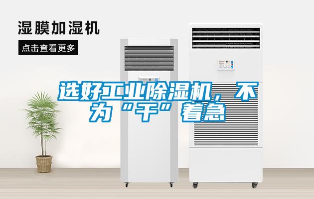 選好工業除濕機，不為“干”著急