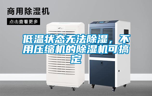 低溫狀態無法除濕，不用壓縮機的除濕機可搞定