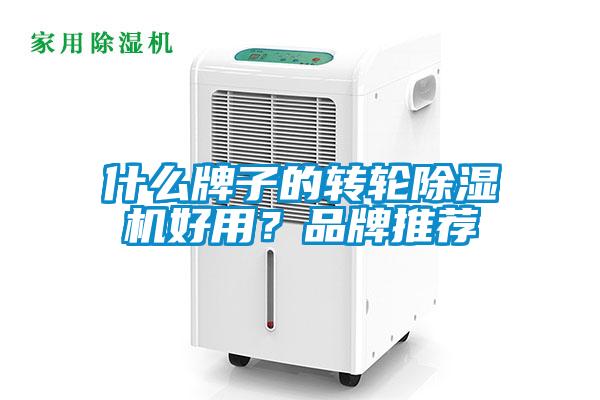 什么牌子的轉輪除濕機好用？品牌推薦