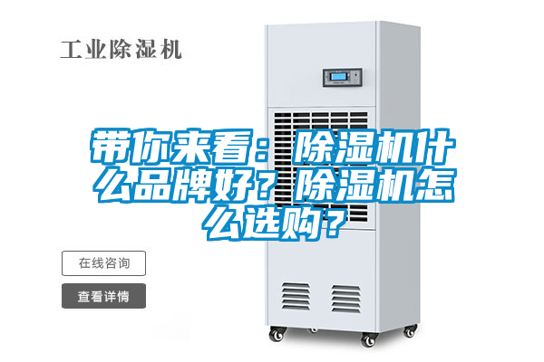 帶你來看：除濕機什么品牌好？除濕機怎么選購？