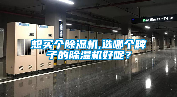 想買個除濕機,選哪個牌子的除濕機好呢？