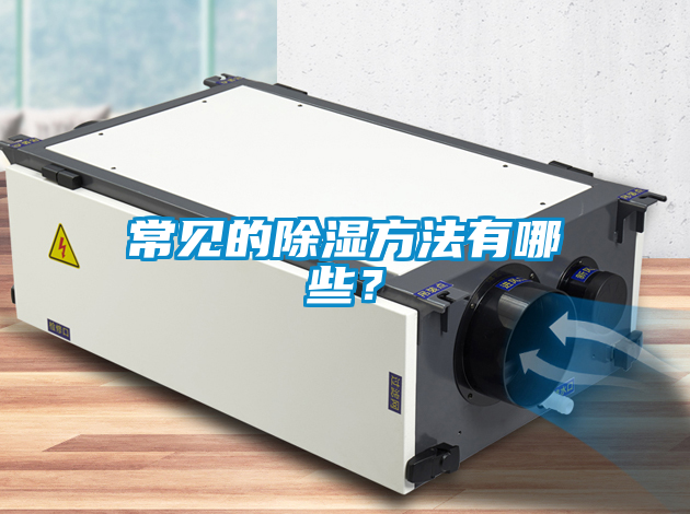 常見的除濕方法有哪些？