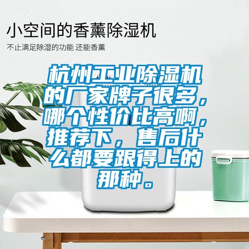 杭州工業(yè)除濕機的廠家牌子很多，哪個性價比高啊，推薦下，售后什么都要跟得上的那種。