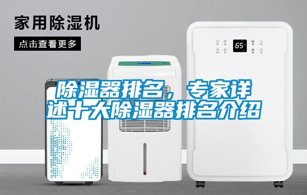 除濕器排名，專家詳述十大除濕器排名介紹
