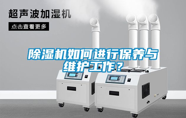 除濕機如何進行保養與維護工作？