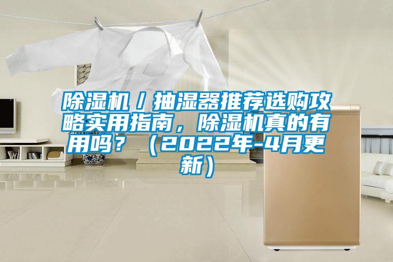 除濕機／抽濕器推薦選購攻略實用指南，除濕機真的有用嗎？（2022年-4月更新）