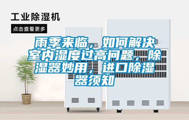 雨季來臨，如何解決室內濕度過高問題，除濕器妙用，進口除濕器須知